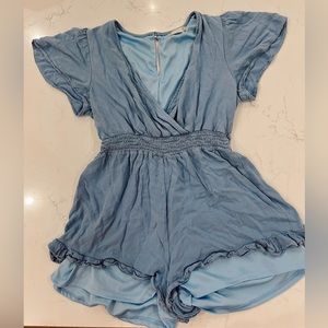 Women’s blue romper